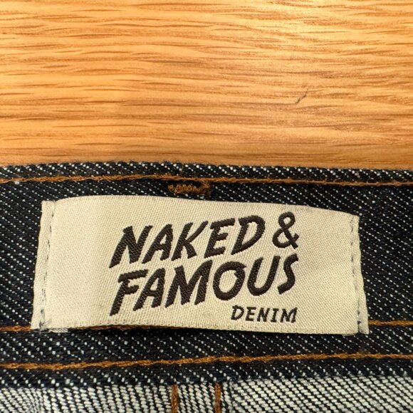 Naked And Famous "Weird Guy" Stretch Selvedge Denim Jeans (Size 29) - Picture 3 of 8